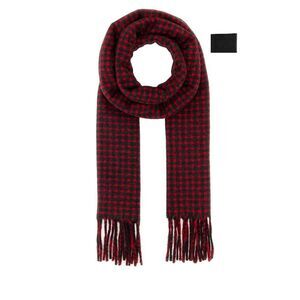 Jil Sander Men Embroidered Wool Scarf